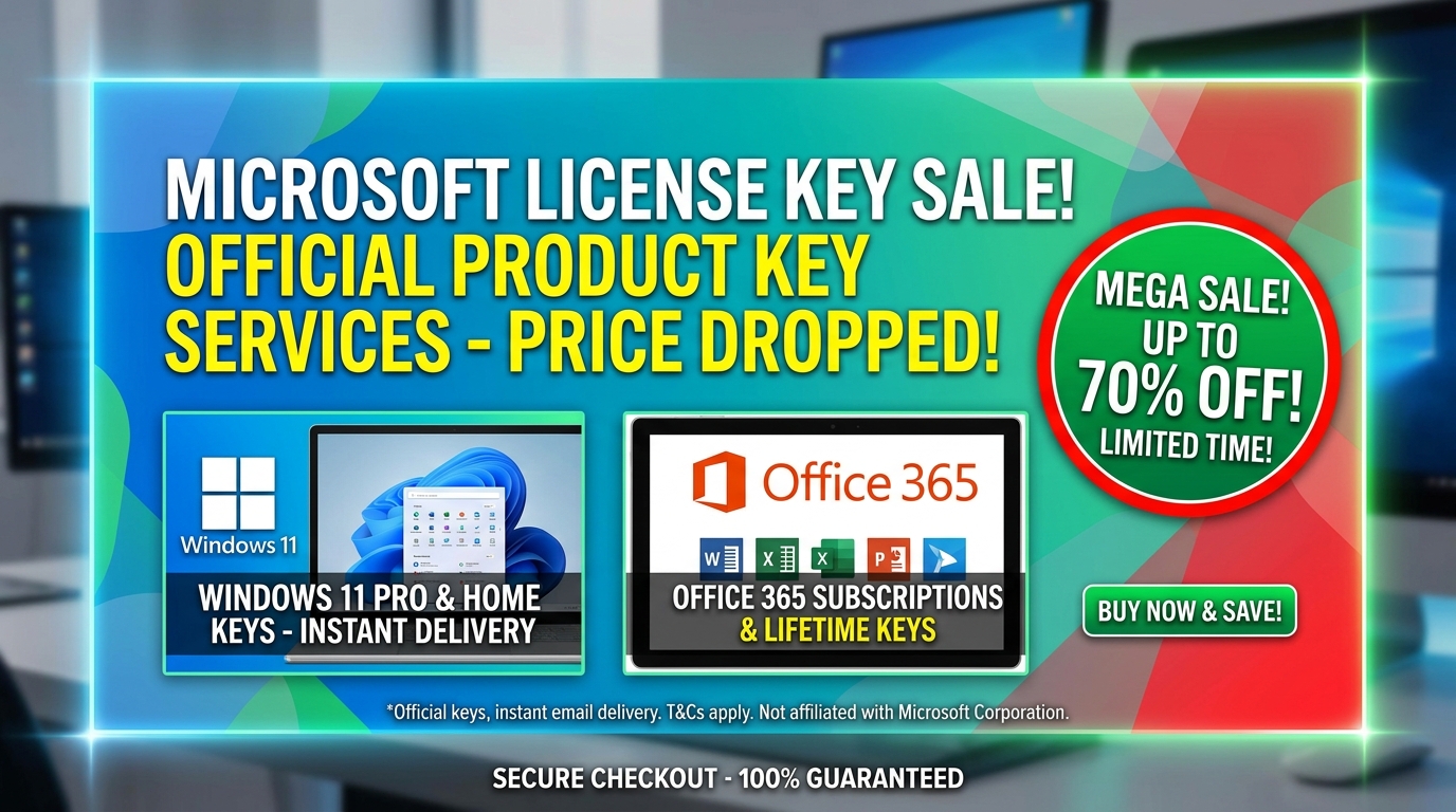 Microsoft License Key Sale
